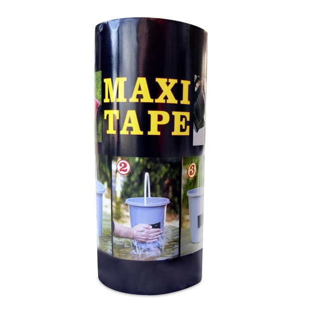 Banda adezivă lată MAXI, neagră