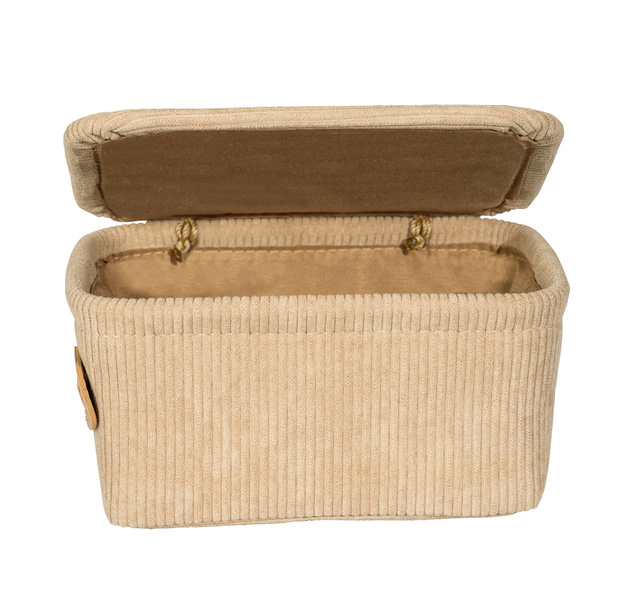 Cos de baie ANELA cu capac, 14 x 19 cm, WENKO