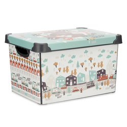 Cutie pentru jucării cu capac BEEP BEEP, 22 l