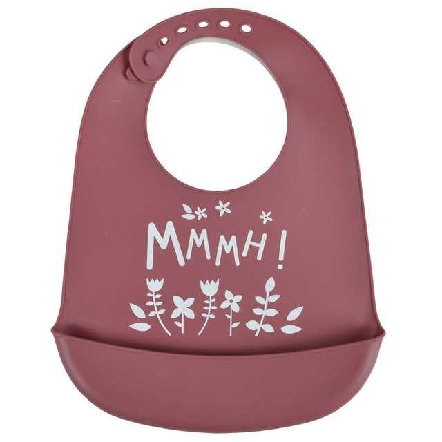 Bavetica din silicon cu buzunar