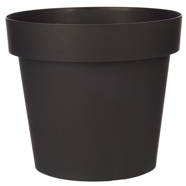 Ghiveci cu auto-udare, plastic, antracit