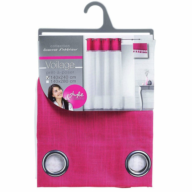 Perdea ALIXIA cu ochiuri, 140 x 240 cm