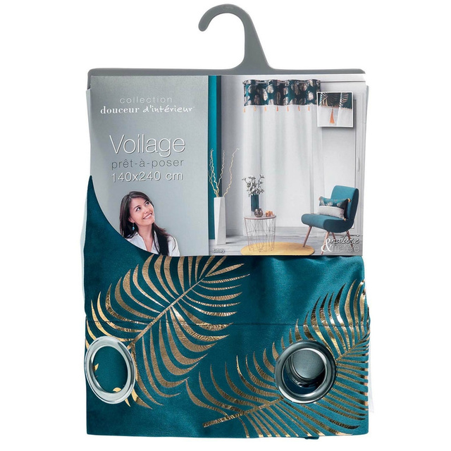 Perdea cu inele SABALY, 140 x 240 cm