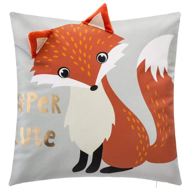 Perna copii, tema vulpe, 40 x 40 cm