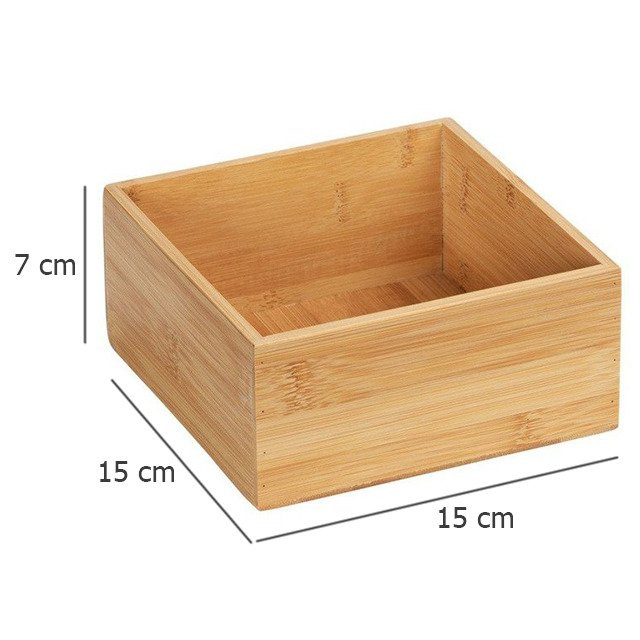 Organizator de baie TERRA, dimensiunea M, bambus, WENKO