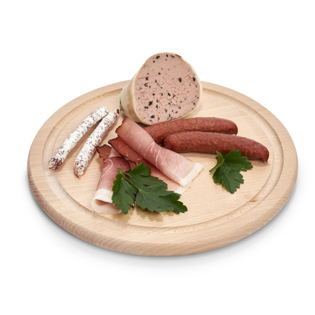 Blat rotund din lemn de fag, Ø 25 cm