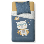 Lenjerie de pat pentru copii, 140 x 200 cm, reversibila