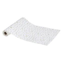 Traversa de masa cu model auriu, 28 x 300 cm