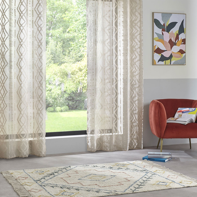 Perdea cu inele SAMA, 140 x 240 cm