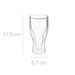 Set 2 pahare termoizolante pentru bere, 350 ml
