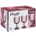 Set pahare de vin LINES din sticla canelata, 6 bucati, 260 ml