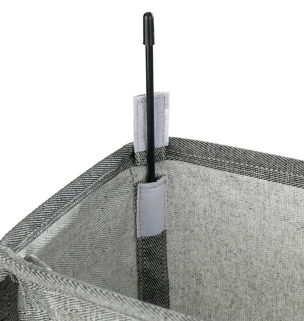 Coș de rufe cu roti si capac, 43 L, WENKO