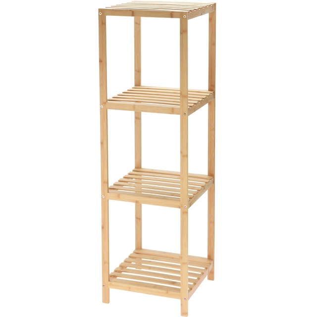 Raft din bambus pe 4 niveluri, 110 cm