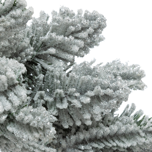 Coronita de Craciun, crengi brad cu zapada, Ø 40 cm