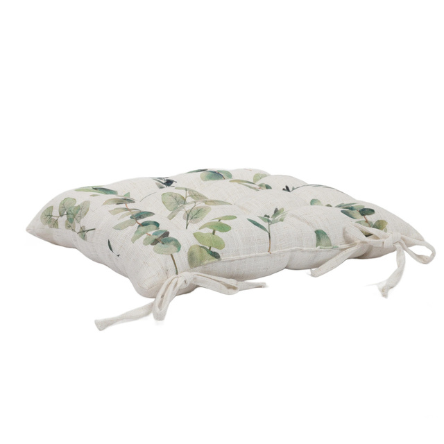 Perna de scaun cu model de plante, 40 x 40 cm