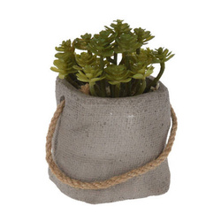 Planta artificiala in ghiveci de ciment, Ø 8 cm