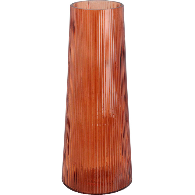 Vaza cu nervuri, inaltime 28 cm