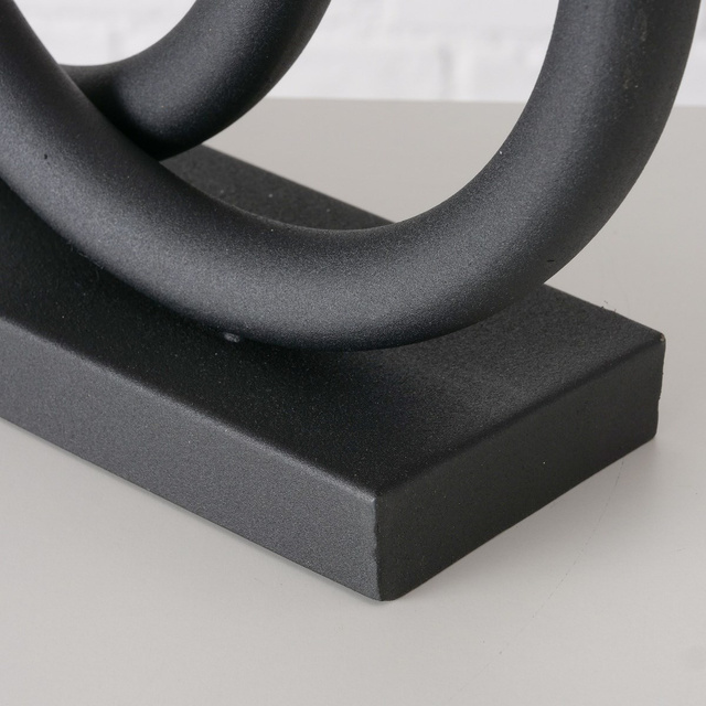 Suport de lumanare din metal Tonis, 34 x 33 cm, negru