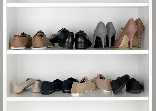 Organizator pentru pantofi cu inaltime reglabila, set, WENKO