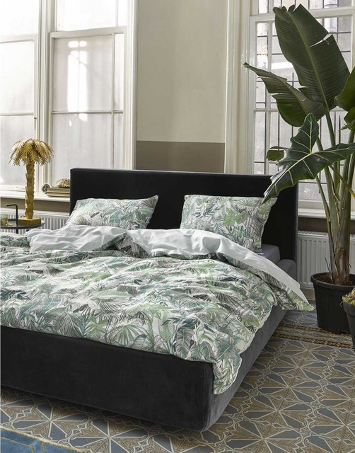 Set de lenjerie de pat din bumbac satinat, 140 x 220 cm, Essenza