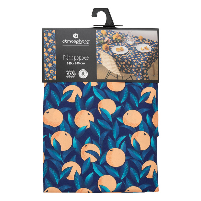 Față de masă imprimată Mamisi rezistentă la pete 140 x 240 cm