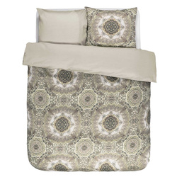 Set de lenjerie de pat din bumbac satinat pentru 2 persoane, 200 x 220 cm, Essenza