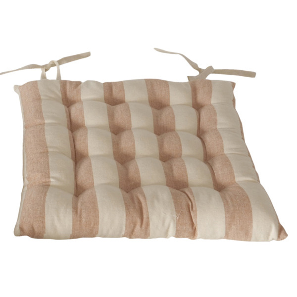 Perna pentru scaun din bumbac cu dungi ILENA, 40 x 40 cm