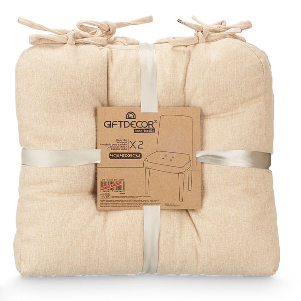 Perne de scaun cu matlasare si sfori, 40 × 40 cm