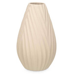 Vaza ceramica DIAGONAL STRIPE, bej