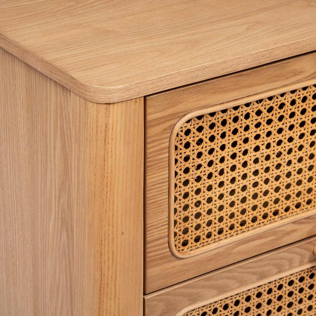 Comoda cu sertare din răchită vieneză TIRIA, 103 x 55 cm