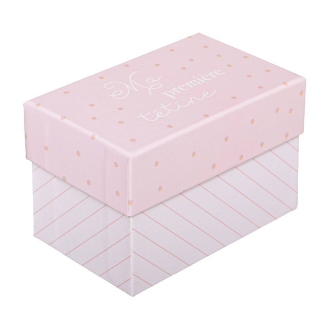 Cutii cadou cu motive florale, 7 bucăți, roz