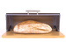 Cos servire pentru paine, Secret de Gourmet, 37x27x15 cm, Lemn, Maro/Transparent