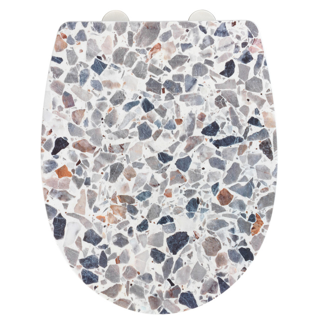 Capac WC TERRAZZO, Thermoplast, WENKO