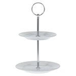 Platou din porțelan cu două niveluri