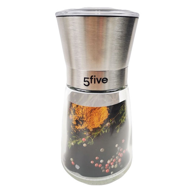 Rasnita manuala de condimente, sare si piper de 13 cm