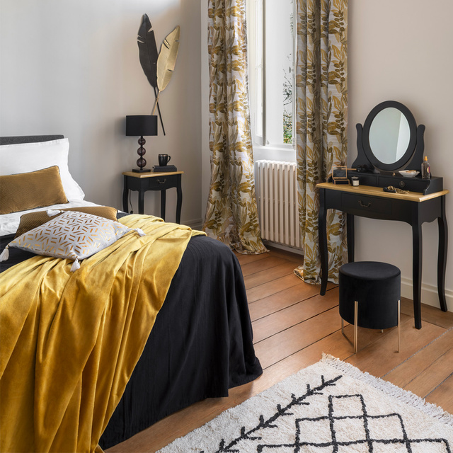 Pătură de lână UNI 180 x 230 cm, galben