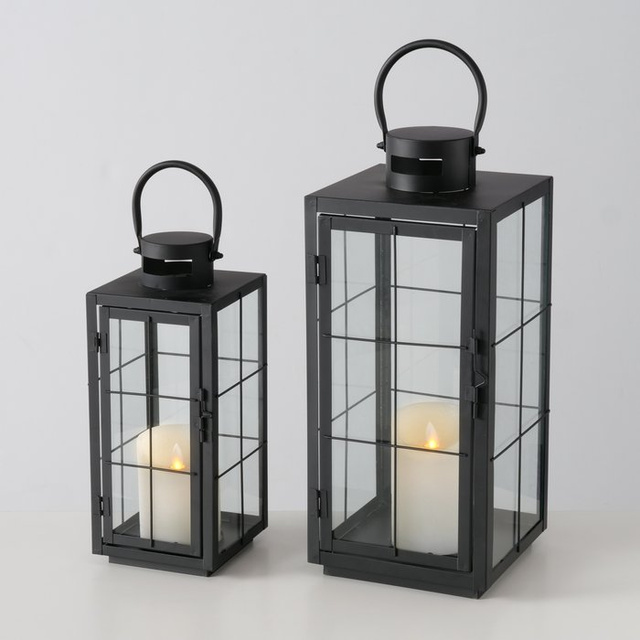 Lampioane pentru lumânări pentru uz interior ESBJERG, 2 buc.