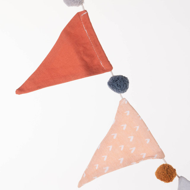 Ghirlanda pentru camera copilului cu steaguri, 160 x 18 cm