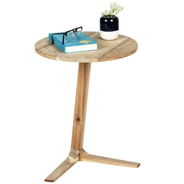 Măsuță laterală ACINA, lemn de salcâm, Wenko