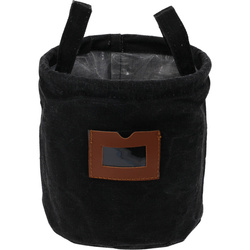 Cos din material cu fereastra si manere, Ø 16 cm