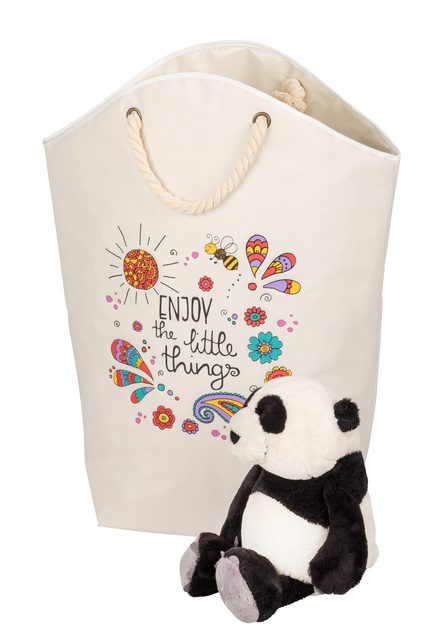 Cos mic pentru rufe cu manere din franghie, 58 l, WENKO