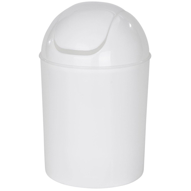 Coș de gunoi pentru baie, capac pivotant, WENKO