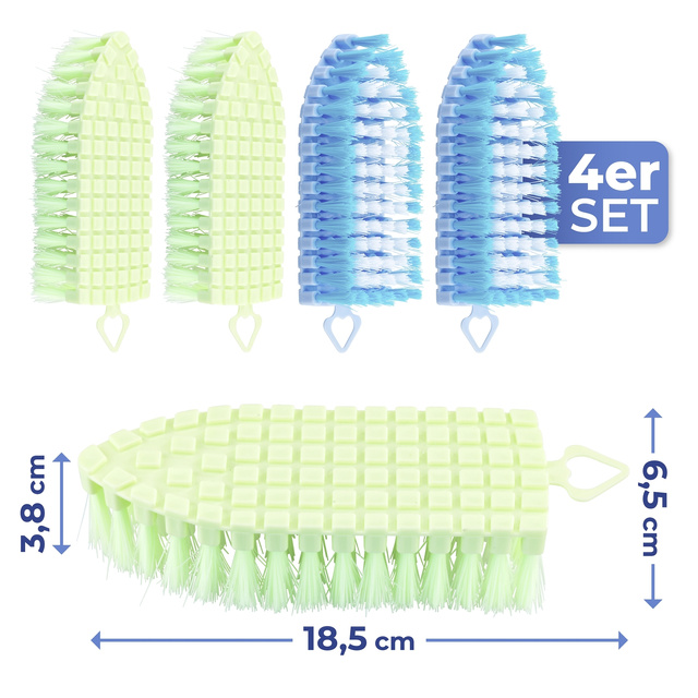 Perie flexibila de curatare, 4 bucati, Maximex