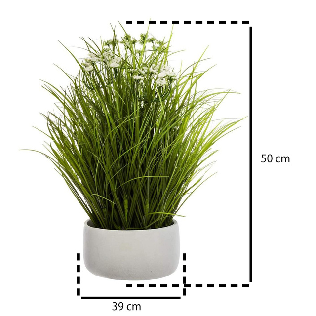 Iarbă artificială în ghiveci, 40 cm