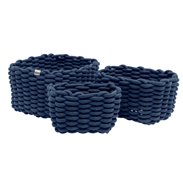 Set de coșuri împletite pentru depozitare TOM TAILOR, 3 buc.