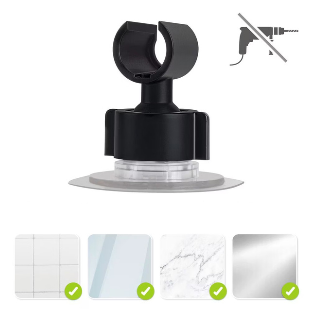 Suport pentru telefonul de duș 360°, montaj fără găurire