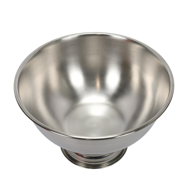 Bol din oțel inoxidabil - pentru fructe, punch - 38 cm, mată