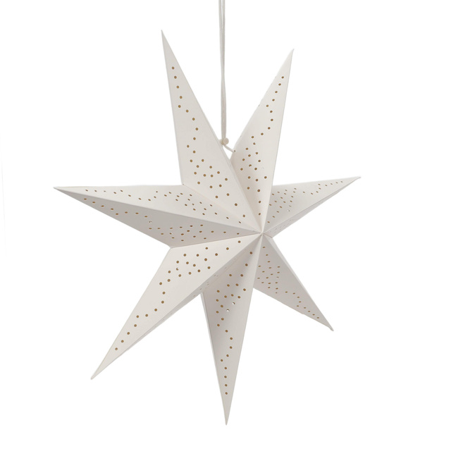Decorațiune pentru fereastră, stea din hârtie, 45 cm