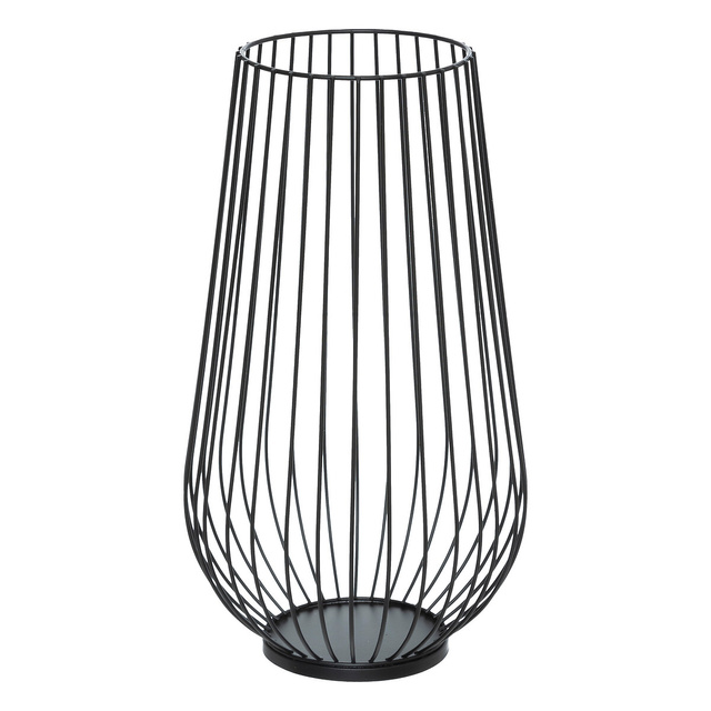 Sfesnic metalic cu detalii aurii, 45 cm