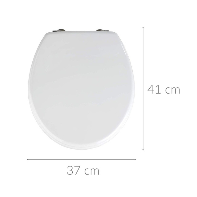 Capac de toaletă Allstar Corse, lemn presat, alb